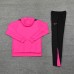 24/25 Chelsea Pink Hooded Edition Classic Jacket Training Suit (Sweatshirt+Pant)-9860449