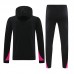 24/25 Chelsea Black Pink Hooded Edition Classic Jacket Training Suit (Sweatshirt+Pant)-4966703