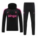 24/25 Chelsea Black Pink Hooded Edition Classic Jacket Training Suit (Sweatshirt+Pant)-4966703