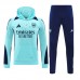 24/25 Arsenal Blue Hooded Edition Classic Jacket Training Suit (Sweatshirt+Pant)-9836118