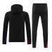 24/25 Barcelona Black Hooded Edition Classic Jacket Training Suit (Sweatshirt+Pant)-9756735