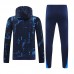 24/25 Chelsea Navy Blue Hooded Edition Classic Jacket Training Suit (Sweatshirt+Pant)-5561508