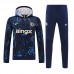 24/25 Chelsea Navy Blue Hooded Edition Classic Jacket Training Suit (Sweatshirt+Pant)-5561508