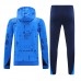 24/25 Chelsea Navy Blue Hooded Edition Classic Jacket Training Suit (Sweatshirt+Pant)-2976184