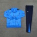 24/25 Chelsea Navy Blue Hooded Edition Classic Jacket Training Suit (Sweatshirt+Pant)-2976184
