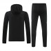 2024 Argentina Black Hooded Edition Classic Jacket Training Suit (Sweatshirt+Pant)-6800938
