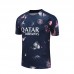 24/25 Paris Saint-Germain PSG Nvay Blue Training Jersey Kit short Sleeve (Shirt + Short)-3891974