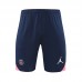 24/25 Paris Saint-Germain PSG Nvay Blue Training Jersey Kit short Sleeve (Shirt + Short)-3891974