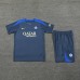 24/25 Inter Milan Nvay Blue Training Jersey Kit short Sleeve (Shirt + Short)-8601797