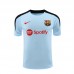 24/25 Barcelona Blue Training Jersey Kit short Sleeve (Shirt + Short)-9424375