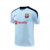 24/25 Barcelona Blue Training Jersey Kit short Sleeve (Shirt + Short)-9424375