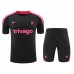 24/25 Chelsea Black Training Jersey Kit short Sleeve (Shirt + Short)-1067498