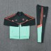 24/25 Bayern Munich Green Black Edition Classic Jacket Training Suit (Top+Pant)-1586625