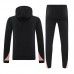 24/25 Paris Saint-Germain PSG Black Hodded Edition Classic Jacket Training Suit (Top+Pant)-7966288