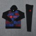 24/25 Barcelona Red Black Hodded Edition Classic Jacket Training Suit (Top+Pant)-7195869