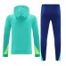 2024 Brazil Green Hodded Edition Classic Jacket Training Suit (Top+Pant)-2658302