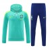 2024 Brazil Green Hodded Edition Classic Jacket Training Suit (Top+Pant)-2658302