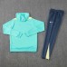 24/25 America Blue Hodded Edition Classic Jacket Training Suit (Top+Pant)-3716496