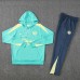24/25 America Blue Hodded Edition Classic Jacket Training Suit (Top+Pant)-3716496