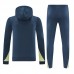24/25 America Navy Blue Hodded Edition Classic Jacket Training Suit (Top+Pant)-1078572