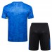 24/25 Barcelona Blue Training Jersey Kit short Sleeve (Shirt + Short)-2185316