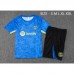 24/25 Barcelona Blue Training Jersey Kit short Sleeve (Shirt + Short)-2185316