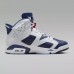 Retro AIR JORDAN 6 AJ6 2024 Olympic Basketball Shoes-White/Blue-8322235