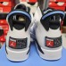 Retro AIR JORDAN 6 AJ6 UNC Basketball Shoes-White/Blue-9417468
