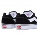 VANS Knu Skool Low Top Running Shoes-Black/White-7596423