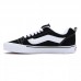 VANS Knu Skool Low Top Running Shoes-Black/White-7596423