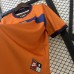 Retro 98/99 Barcelona Third Away Orange Jersey Kit Short Sleeve-3831369