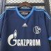 Retro 10/11 Schalke 04 Away Navy Blue Jersey Kit Short Sleeve-5753950