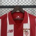 Retro 15/16 Sevilla Home Red White Jersey Kit Short Sleeve-7743346