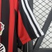 Retro 01/02 Leverkusen Home Black Red Jersey Kit Short Sleeve-7901792