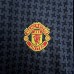 Retro 03/05 Manchester United M-U Away Black Jersey Kit Short Sleeve-7372542