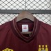 Retro 12/13 Manchester City Away Wine Red Jersey Kit Short Sleeve-3497104