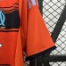 Retro 11/12 Marseille Third Away Red Jersey Kit Short Sleeve-7995451