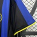 Retro 02/03 Inter Milan Home Black Blue Jersey Kit Short Sleeve-3682976