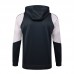 24/25 Real Madrid Black Hooded Edition Classic Jacket Training Suit (Top+Pant)-7084291