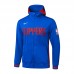 LA Clippers Blue Hooded NBA Edition Classic Jacket Training Suit (Top+Pant)-833006