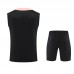 24/25 Paris Saint-Germain PSG Black Training jersey Kit Sleeveless Vest (Vest + Short)-5424793