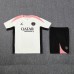 24/25 Paris Saint-Germain PSG White Training Jersey Kit short Sleeve (Shirt + Short)-9726866