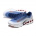 Air Max DN Running Shoes-White/Blue-4091300