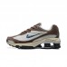 Air Max Shox Ride 2 Running Shoes-White/Brown-5999398