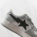 Bape Sta To Low Running Shoes-Gray/White-1997300