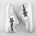 Bape Sta To Low Running Shoes-Gray/White-1997300