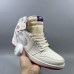Air Jordan 1 AJ1 High Running Shoes-White/Gray-2253340