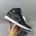 Air Jordan 1 AJ1 High Running Shoes-Black/Gray-7374391