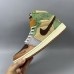 Air Jordan 1 AJ1 High Running Shoes-Brown/Green-7046803
