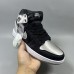Air Jordan 1 AJ1 High Running Shoes-Black/Silver-101536